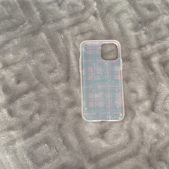 iPhone 11 Pro Flexi Clear Frosted Plaid Case - Picture 2 of 4